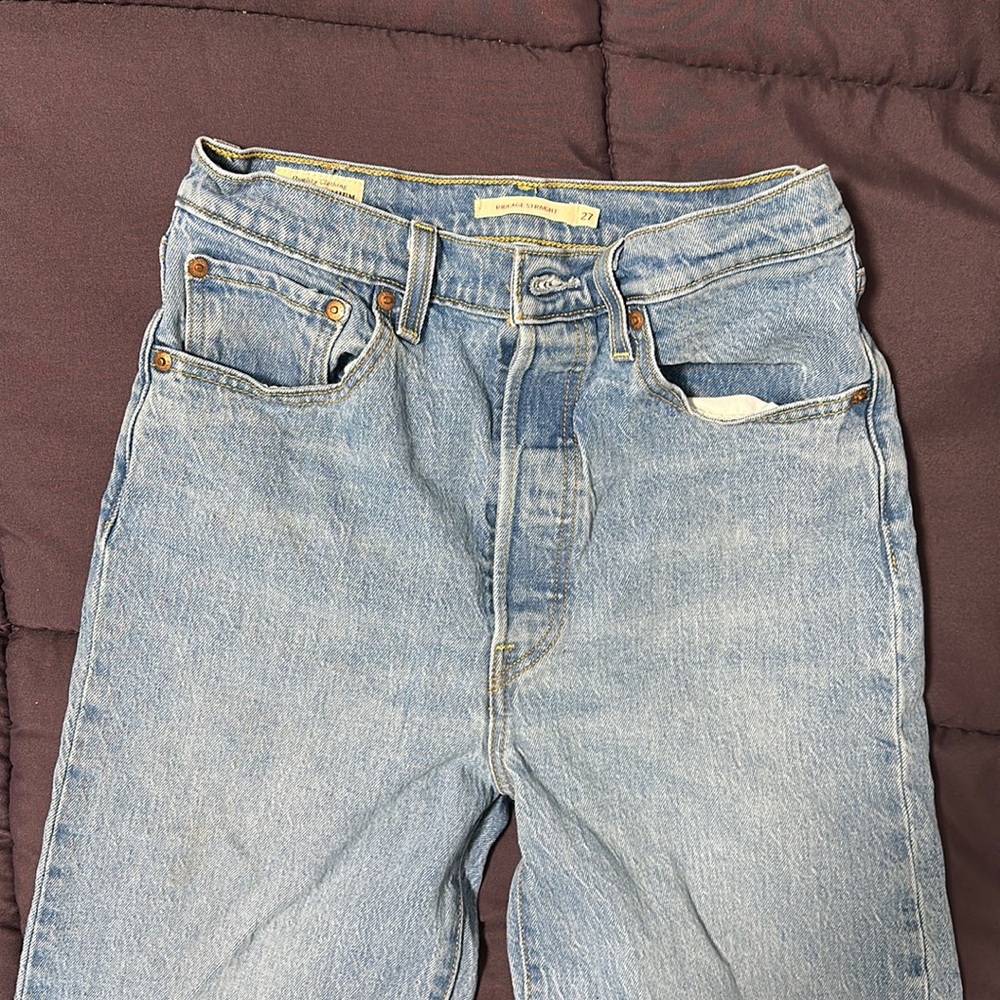 Levi Ribcage Straight jeans